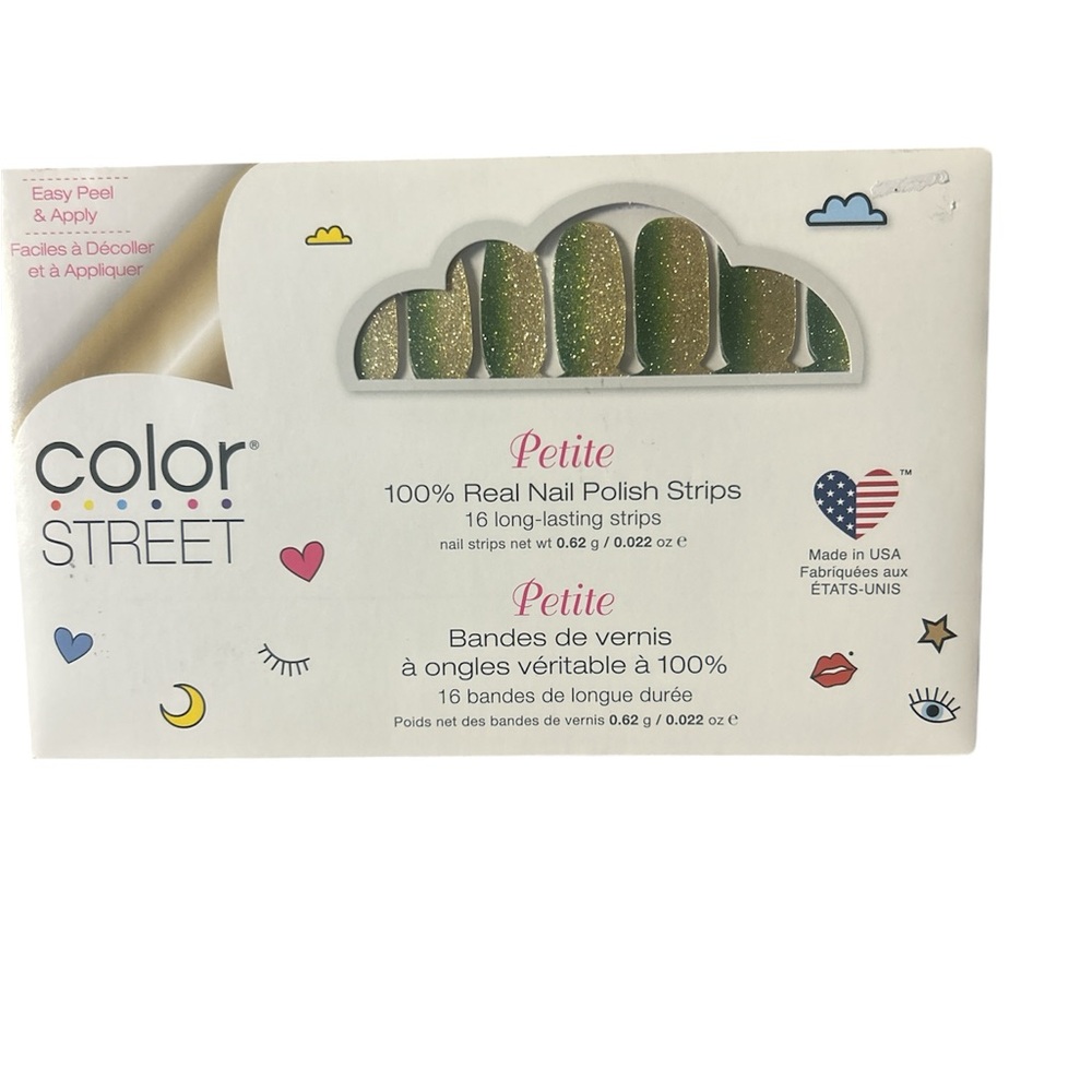 Color Street Petite Gold Nail Strips